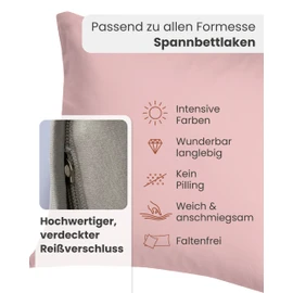 Formesse Bella Donna Cushion Cover White 40 x 40 cm