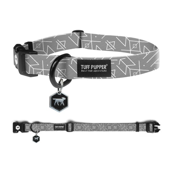 Tuff Pupper Premium Adjustable Dog Collar for Large Dogs, Stylish