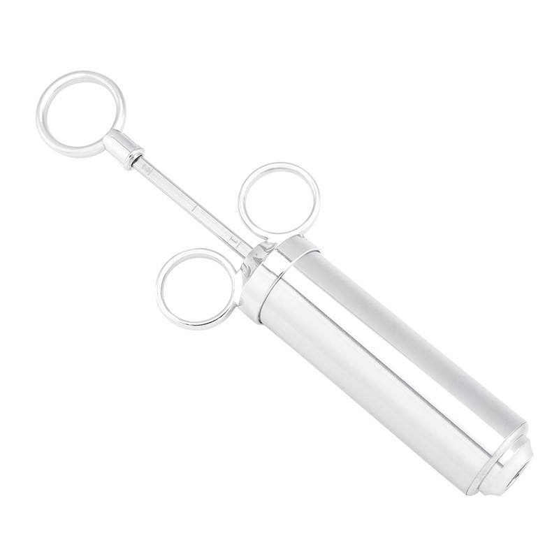 Stainless Steel BBQ Meat Marinade Injector Turkey 3 Seasoning Flavor