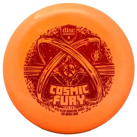 Discmania Cosmic Fury - Kyle Klein Signature Series Lux Vapor Logic Disc Golf Putter, Disc Golf Approach Disc 173-176g (Orange)