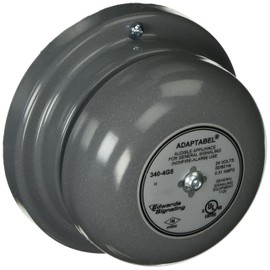 Edwards-Signaling-340-4G5 Bell, 24VAC, 0.250A, Gray