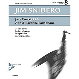 Jazz Conception Alto & Baritone Saxophone avec audio à téléchargé