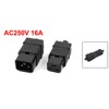 sourcing map Industrial Rewirable IEC320 C19 Male + IEC320 C20