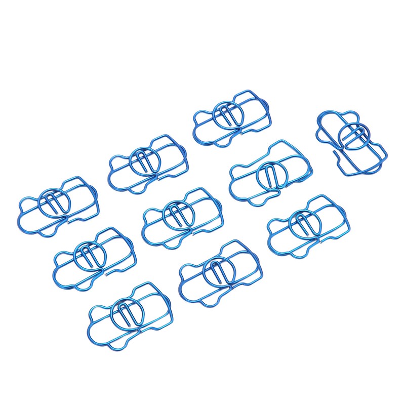 100PCS Metal Paper Clip Multifunctional Electroplating Process Prevent Slip Exquisite