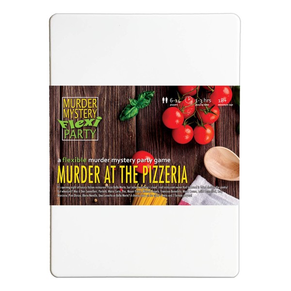 Murder at The Pizzeria 6-14 Player Murder Mystery Flexi-Party Dinner Party Game