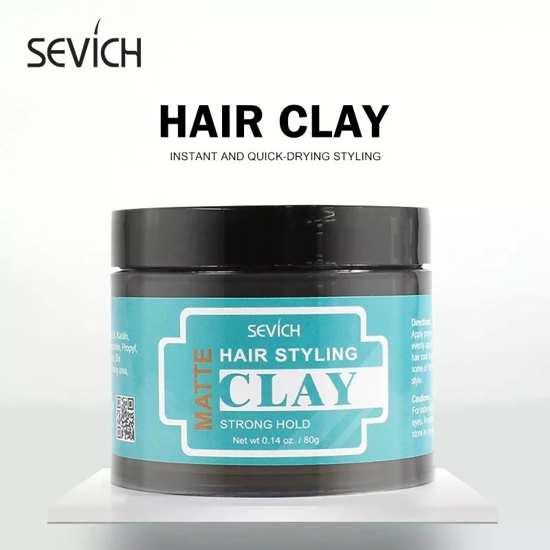Sevich 80g Hair Styling Matte Hair Clay Strong Hold Moisturizing