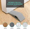 LIVIVO Premium Quality Heavy Duty Door Stopper Wedges with Holder