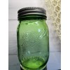 BALL NEW Ball Perfection Green 12 oz Mason Jar 1913-1915