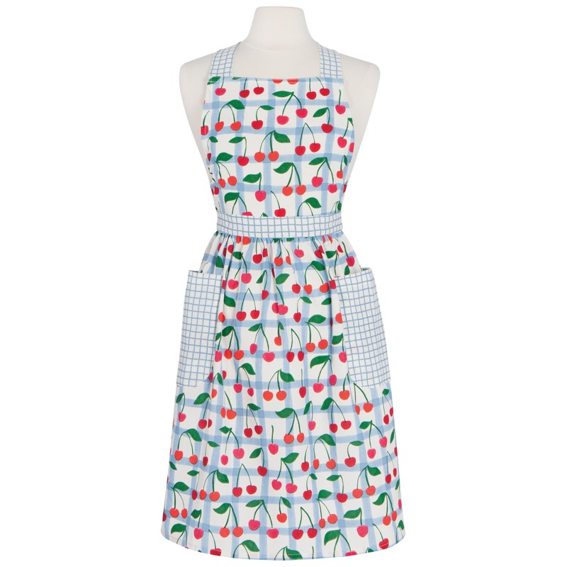 Danica Jubilee Maisie Apron, Cherry, Cotton, for Home Cooks, Unisex-Adults,