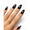 Black Gold Glitter Nail Polish, Quick Dry Shimmer Nail Lacquer