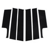 6Pcs B Pillar Posts Trim Glossy Black Firm Paste Exterior
