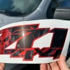 GOLD HOOK Z71 Decals, Punisher Edition Stickers, Premium Series (Metallic