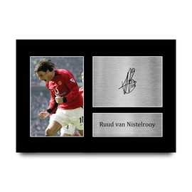 HWC Trading A4 Ruud V Nistelrooy Gifts Printed Autograph Picture for Fans and Supporters of Signing - A4