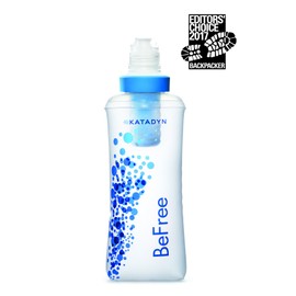 Katadyn BeFree 0.6L Water Filter, Fast Flow, 0.1 Micron EZ Clean Membrane for Endurance Sports, Camping and Backpacking (8019639)