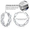 Hoop Earrings Silver 925 Women's Earrings, Small Gold Huggie Hoop