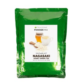 Tea Zone 2.2 lb Milk Tea Blast Nagasaki Savory Honey Green Tea Powder