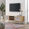 Modway Nomad Modern Wood Grain Laminate TV Stand for TVs