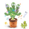 ariel-gxr Dancing Cactus Plush Toy,Wiggle Creative Singing Talking Cactus Repeat