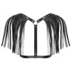 TAIKMD Men's Adjustable PU Leather Body Chest Harness With Tassel