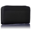 Umbro Tarpaulin Round Zip Long Wallet, black/black