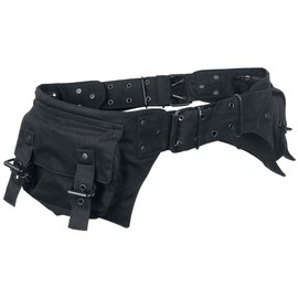 Gothicana by EMP Unisex Black Belt Bag, black, Unit size