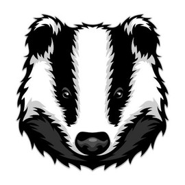 GT Graphics Badger - Vinyl Sticker Waterproof Decal
