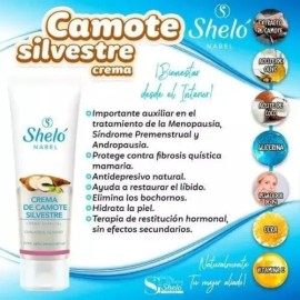 Crema Camote Silvestre Con Aceite De Olivo 1 Unidad Sheló Na