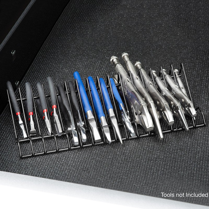 OEMTOOLS 22215 Pliers Holder – 16-Piece Tool Box & Drawer