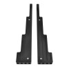 BEVINSEE Black Spark Plug Wire Loom Holders Separator Kit Fits