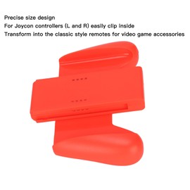 Comfort Grip for Joycon Controller Hand Grip Lightweight Ergonomic Design Game Remote Control Holder for Joycon (Red)