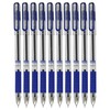 PINPOINT Ballpoint Pens, BLUE, Fine Point (0.6mm), Pack of 10,
