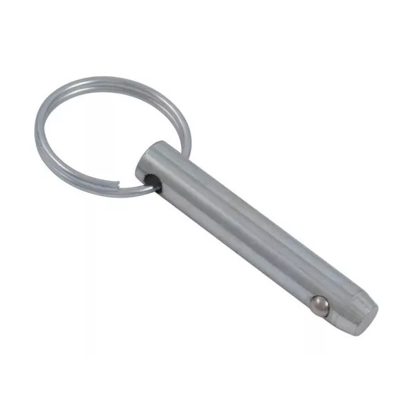 Detent Pin 5/16 x 2.500 (2-1/2) Medium Carbon Steel Zinc