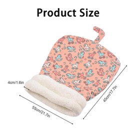 BAIURE Cat Sleeping Bag for Indoor Cats,Sleeping Bag for Cats,Cozy Cat Winter Sleeping Bag,Warm Cat Sleeping Bag,Soft Fluffy Washable Cat Bed Cave,Cat Blankets for Indoor Cats (I)