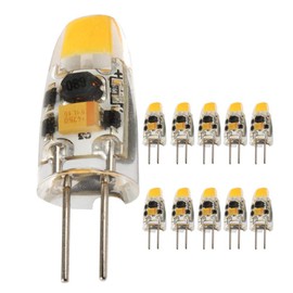Ukey U G4 LED Bulb 1.5Watt led Halogen Replacement 12V AC/DC 2700K Warm White Dimmable, led Replacement for Halogen Bulb 20W 10Pack (1.5)