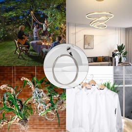 Wire Rope 4 Pieces Steel Cable Security Cable Lock Stainless Steel Rope with Eyelets 3 mm / 2 m Stainless Steel Cable for Garden Furniture, Patio Furniture, Bicycle, Curtain Rope, Washing Line, String