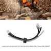 Zerodis 3-Hole Fuel Line Grommet Fuel Tank Vent Kit Grass