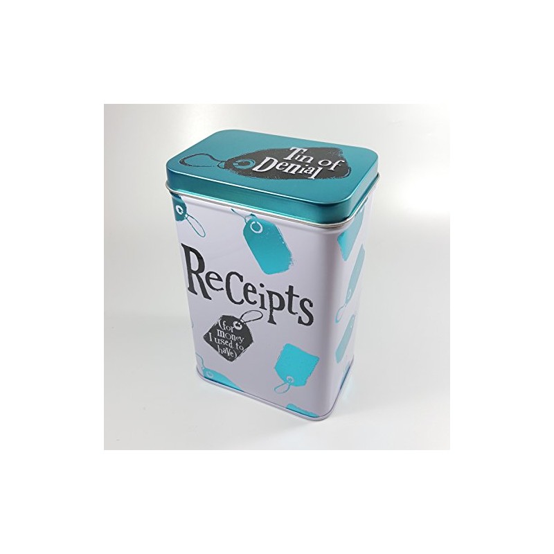 The Brightside Receipts TIN - STORAGE TIN, Classic Style, Receipt