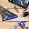 7inch Rafter Square and 12inch Combination Square Set -CNC-Machined Aluminum