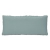 Creative Co-Op Hand-Woven Fabric Indoor/Outdoor Lumbar Pillow, Dusty Blue