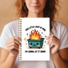 Guymn This Little Light of Mine Dumpster Fire Notebook, Dumpster