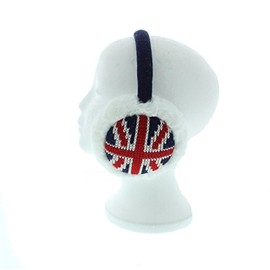 Zac's Alter Ego Warm Thick Union Jack Ear Muffs