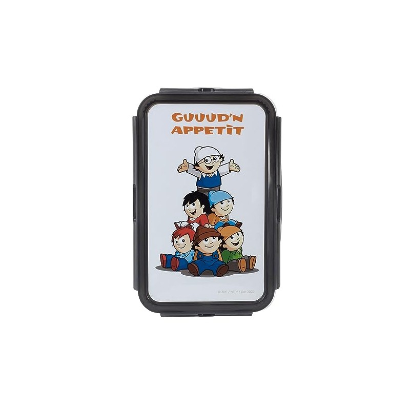 P:os Mainzelmännchen 34995 Lunch Box for Children with 2 Removable