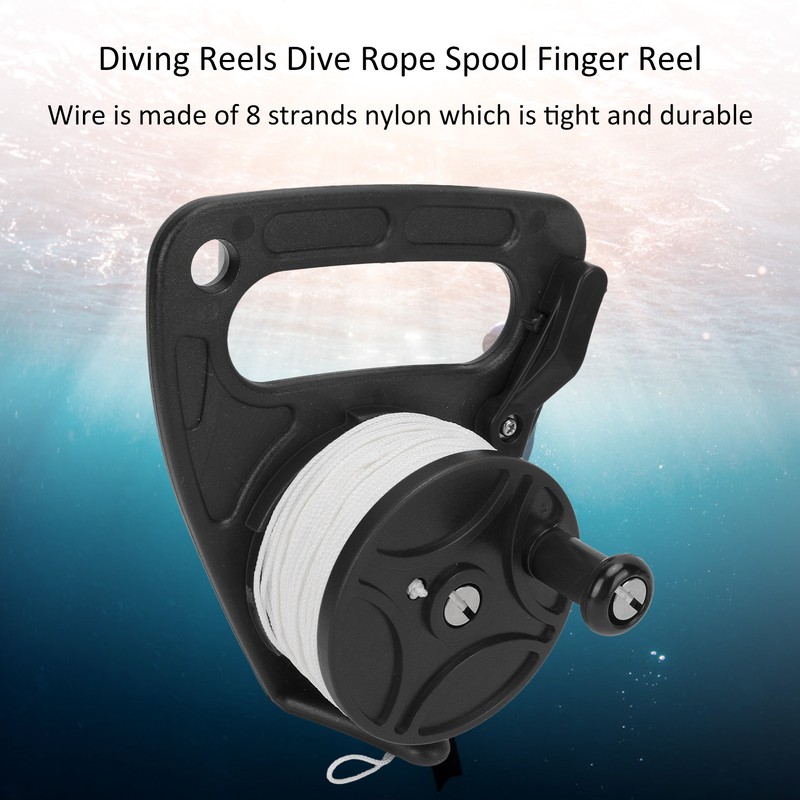 Diving Reels Dive Rope Spool Finger Reel Multi Purpose with