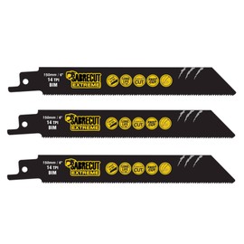 3 x SabreCut SCRS922BF_3 150mm 14 TPI S922BF Fast Wood and Metal Cutting Reciprocating Sabre Saw Blades