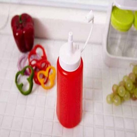 Medium Ketchup Bottle Seasoning Dispenser Commercial Sauce Container 4ea