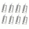 8 Pcs 2 Inch Small Door Hinges, 201 Stainless Steel