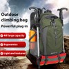 FENGDONG - mochila de viaje impermeable ligera de 40 l