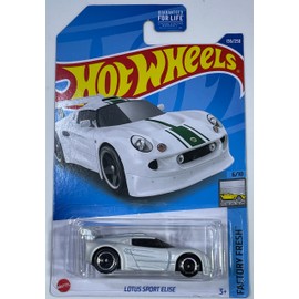 Hot Wheels - Lotus Sport Elise - White - Factory Fresh 6/10 - Mint/NrMint Ships Bubble Wrapped in a Box