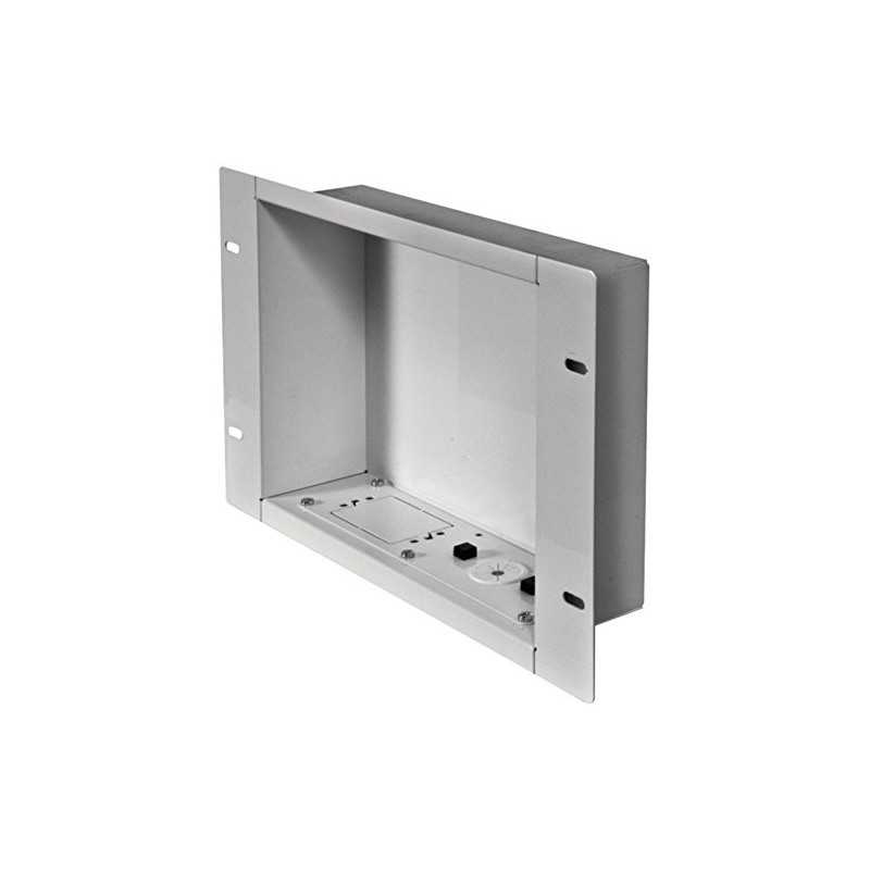 Peerless IBA2-W In-Wall Metal Box Large White W/Knock Out Electronics