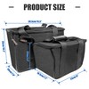 KAMIYONG 2pcs Rear Trunk Organizer Removable Liner Luggage Bags Waterproof